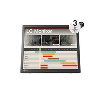 LG 17" 17BR30T-B SXGA TN VGA/USB fekete érintőképernyős monitor