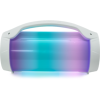 BigBen 2809250 Party Lite vezeték nélküli világító fehér Bluetooth hangszóró mikrofonnal