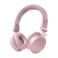 Trust Tones vezeték nélküli rózsaszín Bluetooth fejhallgató