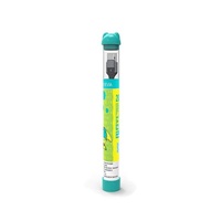 Devia ST107861 Gracious Tube USB/Type-C 1m-es fekete adat-és töltőkábel