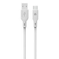 Dviced DV110006 1,25m USB A - Type-C fehér adat- és töltőkábel