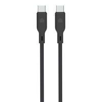 Dviced DV110007 1,25m Type-C fekete adat- és töltőkábel