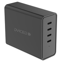 Dviced DV211002 140W 4xType-C GaN fekete asztali töltő