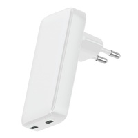 Dviced DV221001 45W 2xType-C GaN fehér hálózati töltő