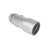 Dviced DV250004 48W Type-C/USB szürke autós töltő