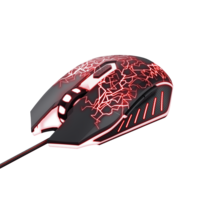 Trust GXT 105X Izza vezetékes fekete gamer egér