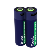Trust újratölthető AA elem USB-C csatlakozással 2db