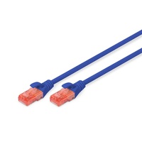 DIGITUS Cat.6 U/UTP PVC 2m kék patch kábel