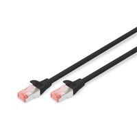 DIGITUS Cat.6 S/FTP LSZH 5m fekete patch kábel