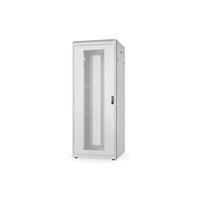 DIGITUS Rack Unique 19" 42U 2053x800x800mm dupla első és szimpla hátsó perforált ajtós szürke álló rack szekrény