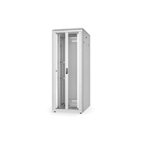 DIGITUS Rack Unique 19" 42U 2053x800x1000mm dupla üveg első ajtó és dupla acél hátsó ajtós szürke álló rack szekrény