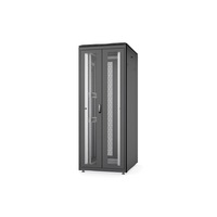 DIGITUS Rack Unique 19" 42U 2053x800x1000mm dupla első és hátsó perforált ajtós fekete álló rack szekrény