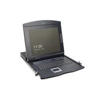 DIGITUS DS-72210-4UK 1U 17" 8xCat.5 LCD KVM konzol Angol billentyűzettel