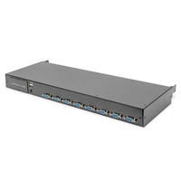 DIGITUS DS-72213 8 portos PS/2 USB VGA KVM switch