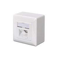 DIGITUS DN-9002-N Cat5E Modulo50 dupla falon kívüli aljzat 2xRJ45 árnyékolt csatlakozóval