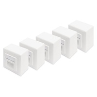 DIGITUS DN-9006/B5-N Cat6 Modulo50 dupla falon kívüli aljzat 2xRJ45 árnyékolt csatlakozóval 5db/csomag