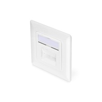 DIGITUS DN-9007-1 Cat6A Modulo50 dupla süllyesztett aljzat 2xRJ45 árnyékolt csatlakozóval