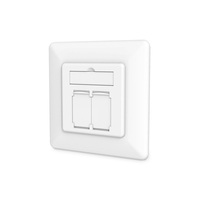 DIGITUS DN-9010/8-2 Cat6A Modulo50 dupla süllyesztett aljzat 2xRJ45 árnyékolt csatlakozóval