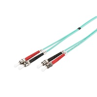 DIGITUS DK-2511-02/3 Duplex 2xST + 2xST multimodusú OM3 50/125 LSOH 2m optikai patch kábel