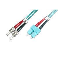 DIGITUS DK-2512-01/3 Duplex 2xST + 2xSC multimodusú OM3 50/125 LSOH 1m optikai patch kábel