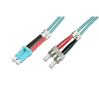 DIGITUS DK-2531-01/3 Duplex 2xLC + 2xST multimodusú OM3 50/125 LSOH 1m optikai patch kábel