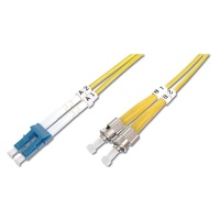 DIGITUS DK-2931-02 Duplex 2xLC + 2xST monomódusú OS2 9/125 LSOH 2m optikai patch kábel