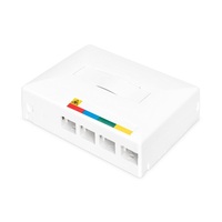 DIGITUS DN-931093 8 szálas 4x SC SX 4x LC DX IP45 DIN/fali optikai FTTX/FTTH üres elosztó doboz