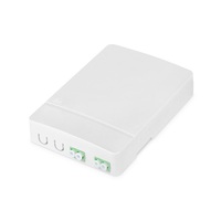 DIGITUS DN-931096 4 szálas 2x LC/APC DX fali optikai FTTX/FTTH elosztó doboz toldóval