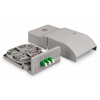 DIGITUS DN-949103 24 szálas 3x LC/APC duplex monomódusú OS2 IP54 FTTH elosztó doboz toldóval