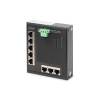 DIGITUS DN-651127 8x GbE Lan port nem menedzselhető ipari switch