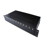 DIGITUS DN-82000 19" 1U 14 férőhelyes média konverter sasszé