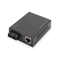 DIGITUS DN-82150 Gigabit multimodusú 500m PoE  SC média konverter