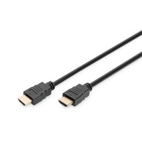DIGITUS High Speed Premium UHD 4K 3D 60Hz 2.0 aranyozott Ethernet HDMI kábel 5m