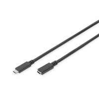 DIGITUS SuperSpeed UHD 4K 3.1 Gen2 USB Type-C hosszabbító kábel 2m