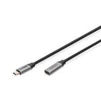 DIGITUS SuperSpeed UHD 4K 3.0 Gen1 USB Type-C hosszabbító kábel 1m