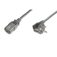 DIGITUS 250V 10A IEC C13 csatlakozó CEE 7/7 schuko 90 fok dugó 5m tápkábel