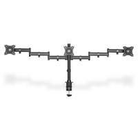 DIGITUS DA-90362 C-bilincses univerzális (VESA 75 / 100) 3-as fekete monitor tartó konzol