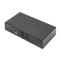DIGITUS DS-12891 UHD 4K 60Hz 4 port Displayport KVM Switch