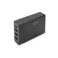 DIGITUS DA-10195 Univerzális 4 port USB Type-A/Type-C 72W töltőadapter