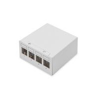 DIGITUS DN-93714 Asztali 4 portos árnyékolt moduláris üres Patch Panel