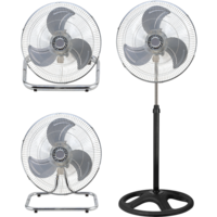 TOO FANS-45-400-B-3IN1 TYPHOON padló ventilátor multifunkciós 45cm