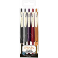 Sarasa Clip 0,5 Vintage2 5 Colour Set zselés toll