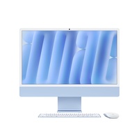 Apple iMac 24"4,5K Retina/M4 chip 10 magos CPU és GPU/24GB/512GB SSD/kék All-in-One asztali számítógép