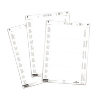 Durable 150x67 mm 80 db/cs logisztikai zsebhez betétlap
