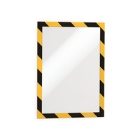 Durable Duraframe Security A4 2db/cs öntapadó sárga/fekete infokeret