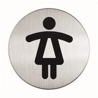 Durable Picto átm. 83 mm Női WC piktogram