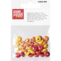 Knorr Prandell ovális 33 darabos sárga fa gyöngy csomag