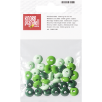 Knorr Prandell ovális 33 darabos zöld fa gyöngy csomag