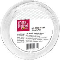 Knorr Prandell 0.7 mm  5 m átlátszó elasztikus gumidamil
