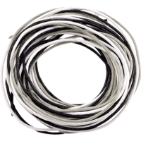 Knorr Prandell 1 mm 3x1,7 m fekete-fehér viaszolt zsinór